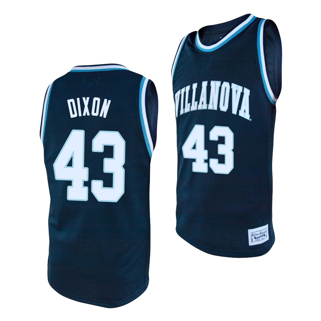 Villanova Wildcats Eric Dixon Navy Alumni College Baketball Jersey Villanova Wildcats 7TINKGXV