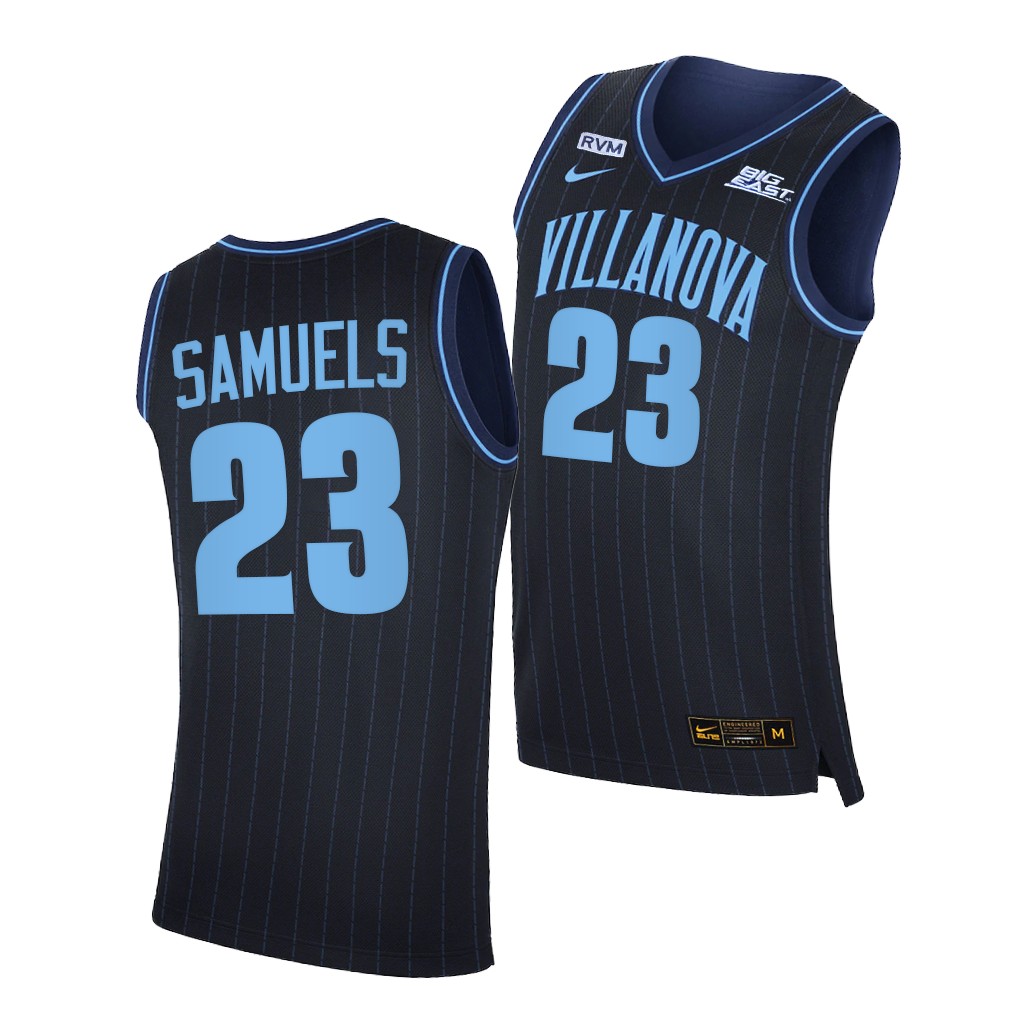 Villanova Wildcats Jermaine Samuels Navy -21 College Big East Jersey 6SOODGXV
