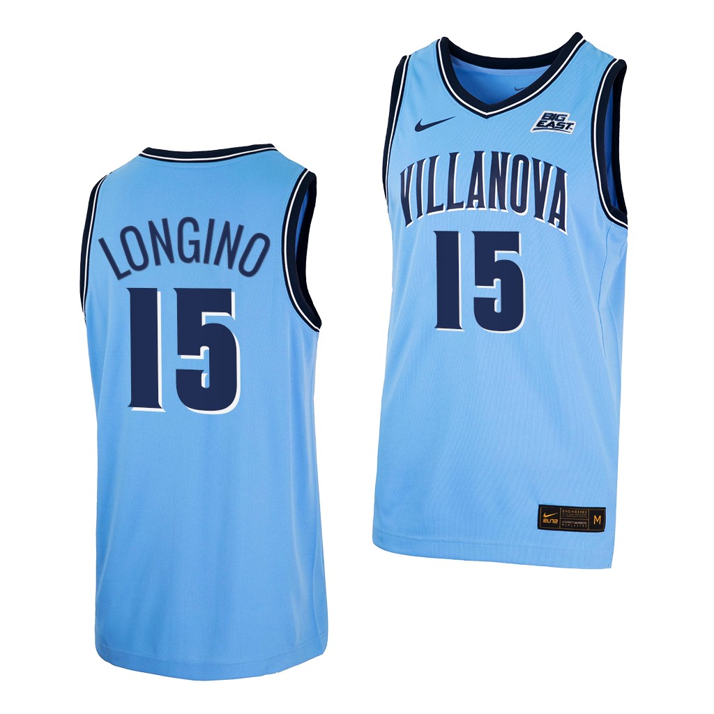 Villanova Wildcats Jordan Longino Blue -22 College Alternate Jersey WJL7BGXV