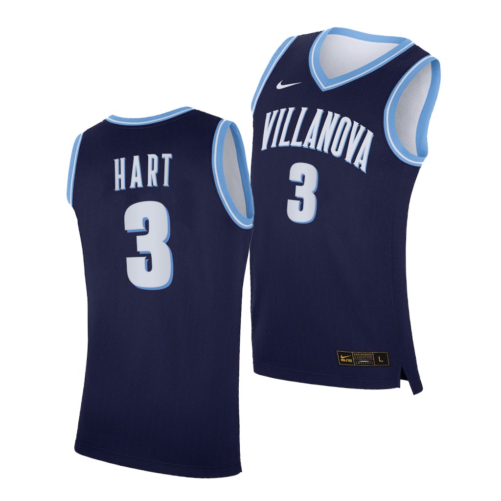 Villanova Wildcats Josh Hart Navy College Jersey NZ3RZGXV