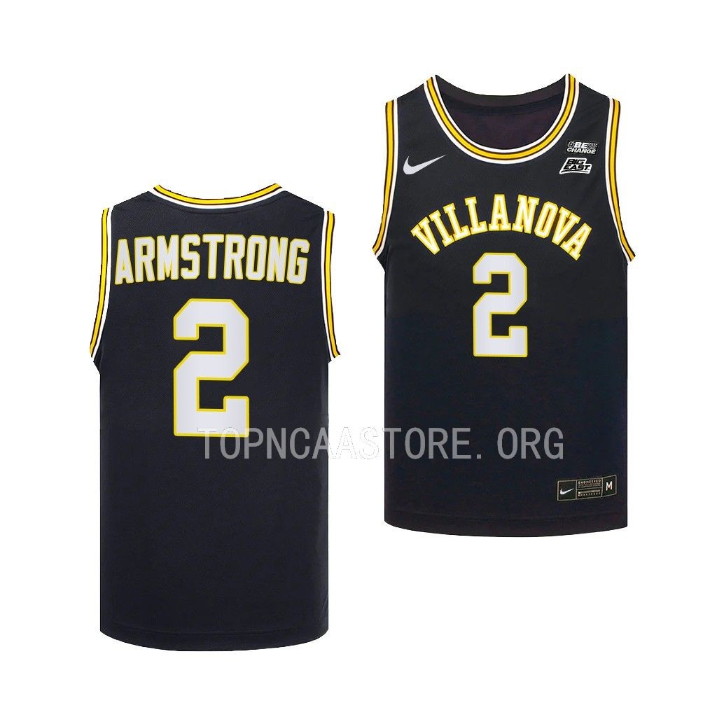 Villanova Wildcats Mark Armstrong 70s Retro Jersey Youth Navy 3IZD5GXV