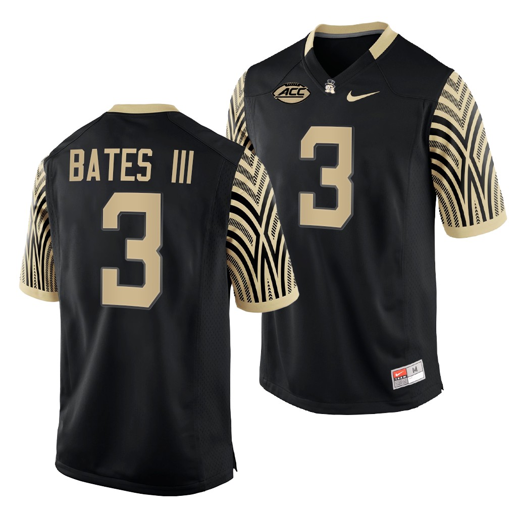 Wake Forest Demon Deacons Jessie Bates III 3 Black College Alumni Jersey Men 8H8XHGXV
