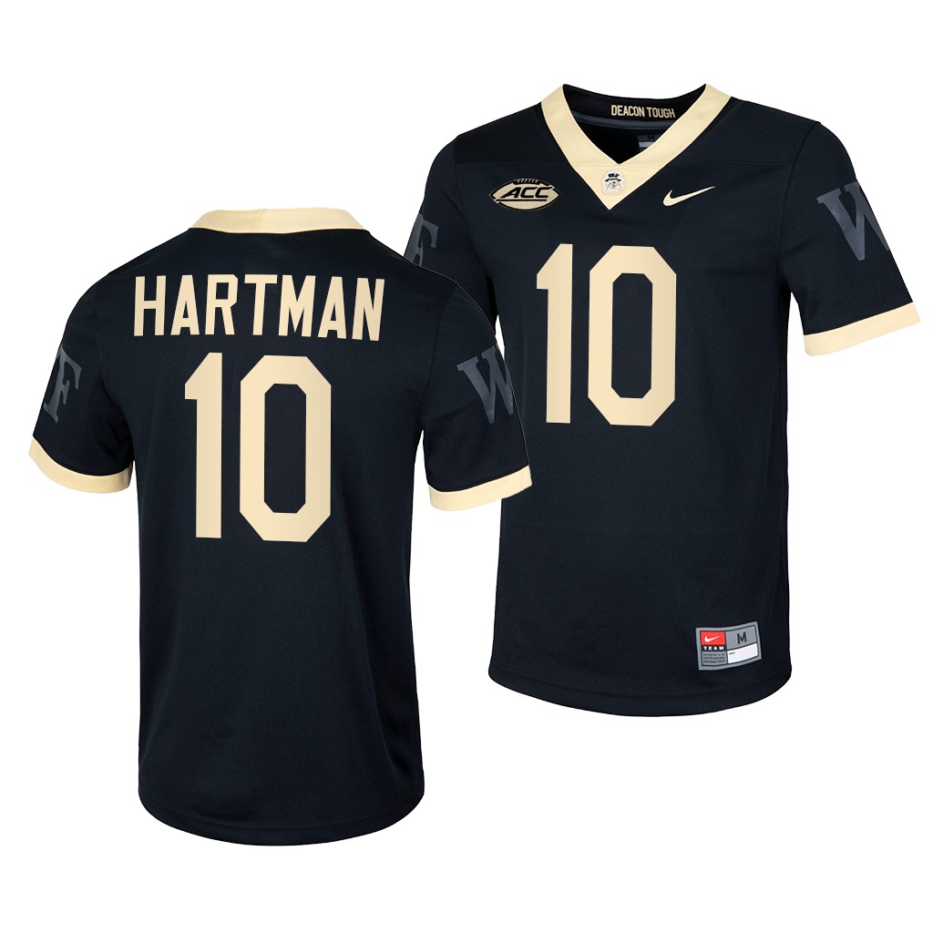 Wake Forest Demon Deacons Sam Hartman #10 Black Untouchable Jersey WO5ZHGXV