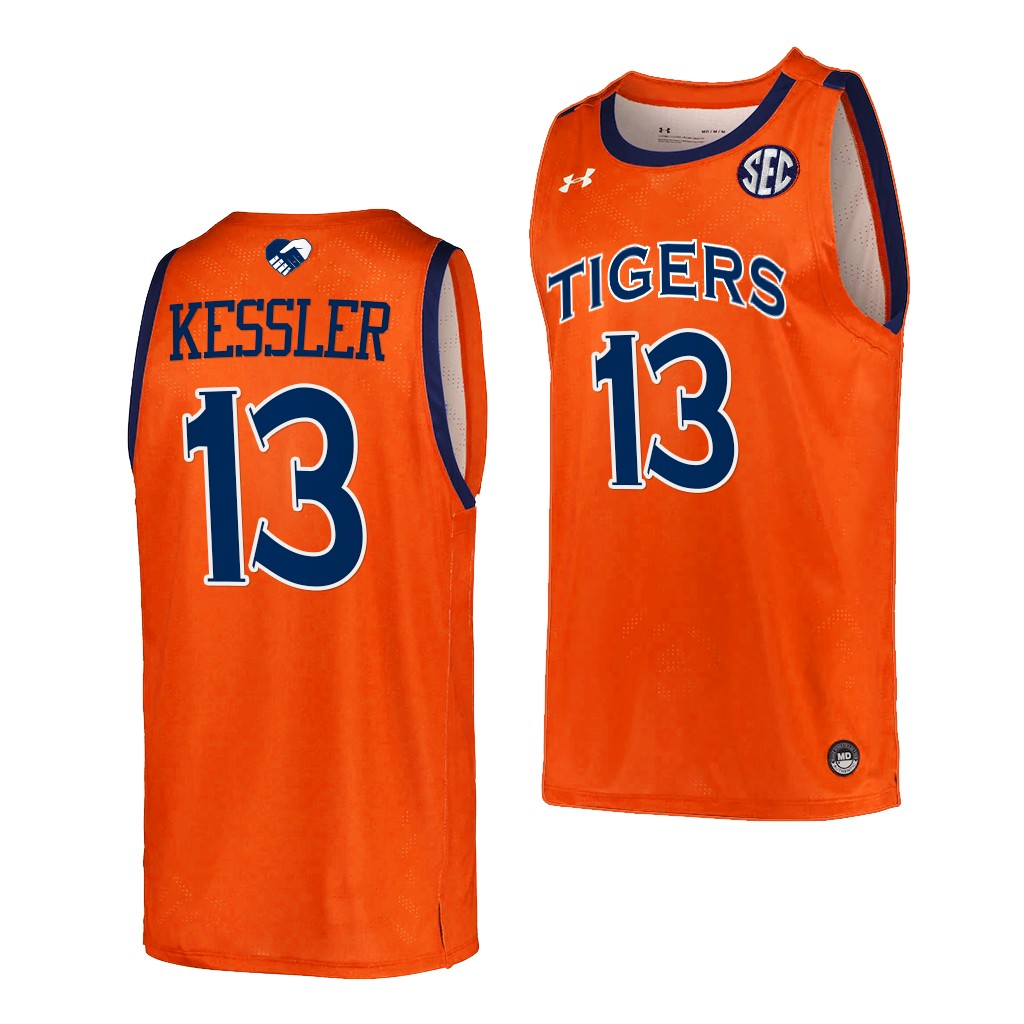 Walker Kessler #13 Auburn Tigers College Unite As One Orange Jersey TLDJPGXV