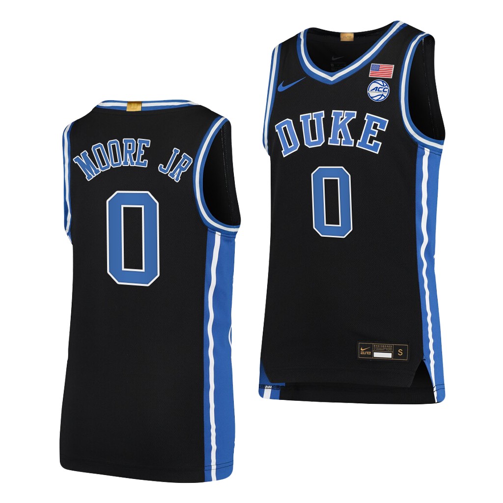 Wendell Moore Jr. #0 Duke Blue Devils -22 College Limited Black Jersey YC9W2GXV
