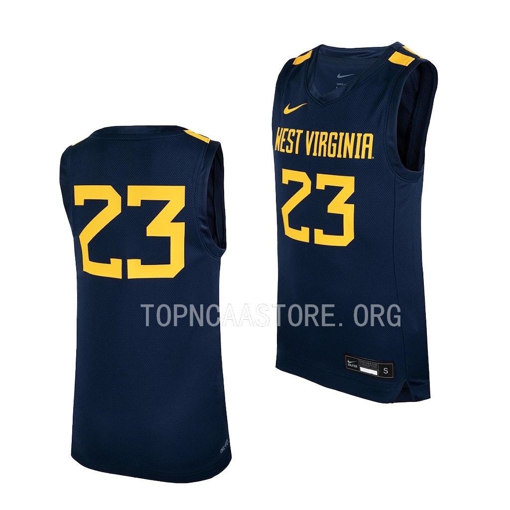 West Virginia Mountaineers Icon Jersey Youth Navy B3QAXGXV