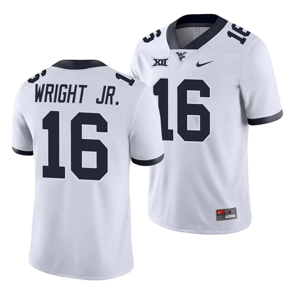 West Virginia Mountaineers Winston Wright Jr. White Game College Jersey B13FSGXV