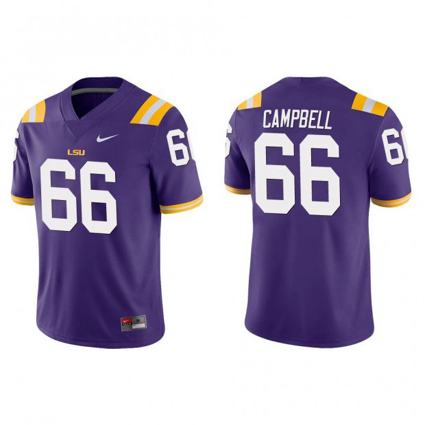 Will Campbell Jersey Purple #66 LSU Tigers College Game Football Sitched AO5HKGXV