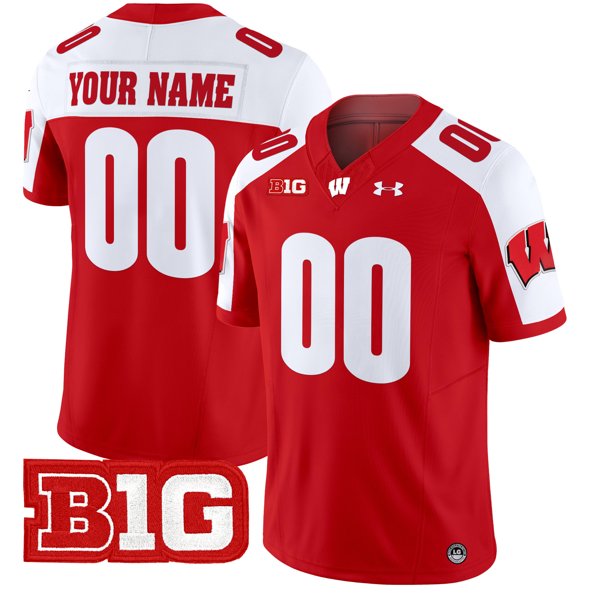 Wisconsin Badgers Vapor Limited Custom Jersey - All Stitched #1 P5YV8GXV