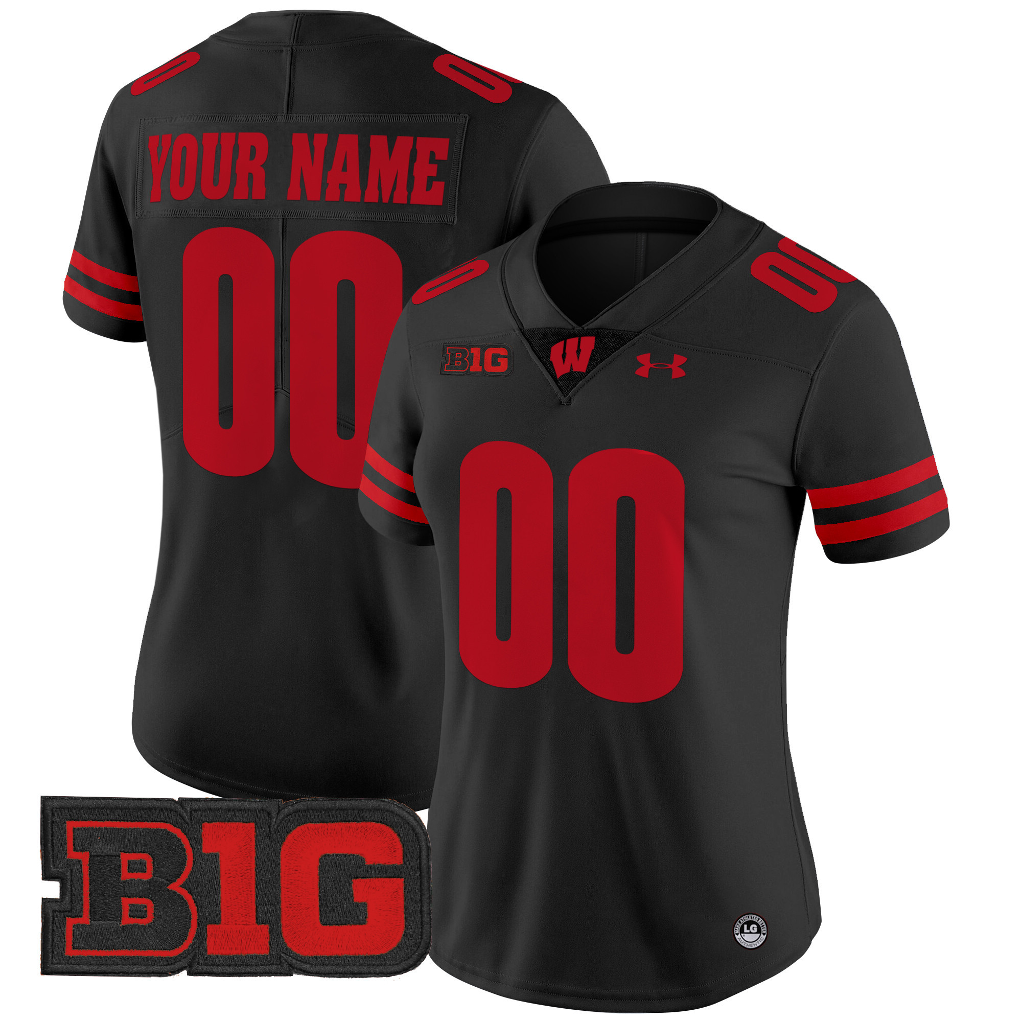 Wisconsin Badgers Vapor Limited Custom Jersey - All Stitched #10 2WLKXGXV