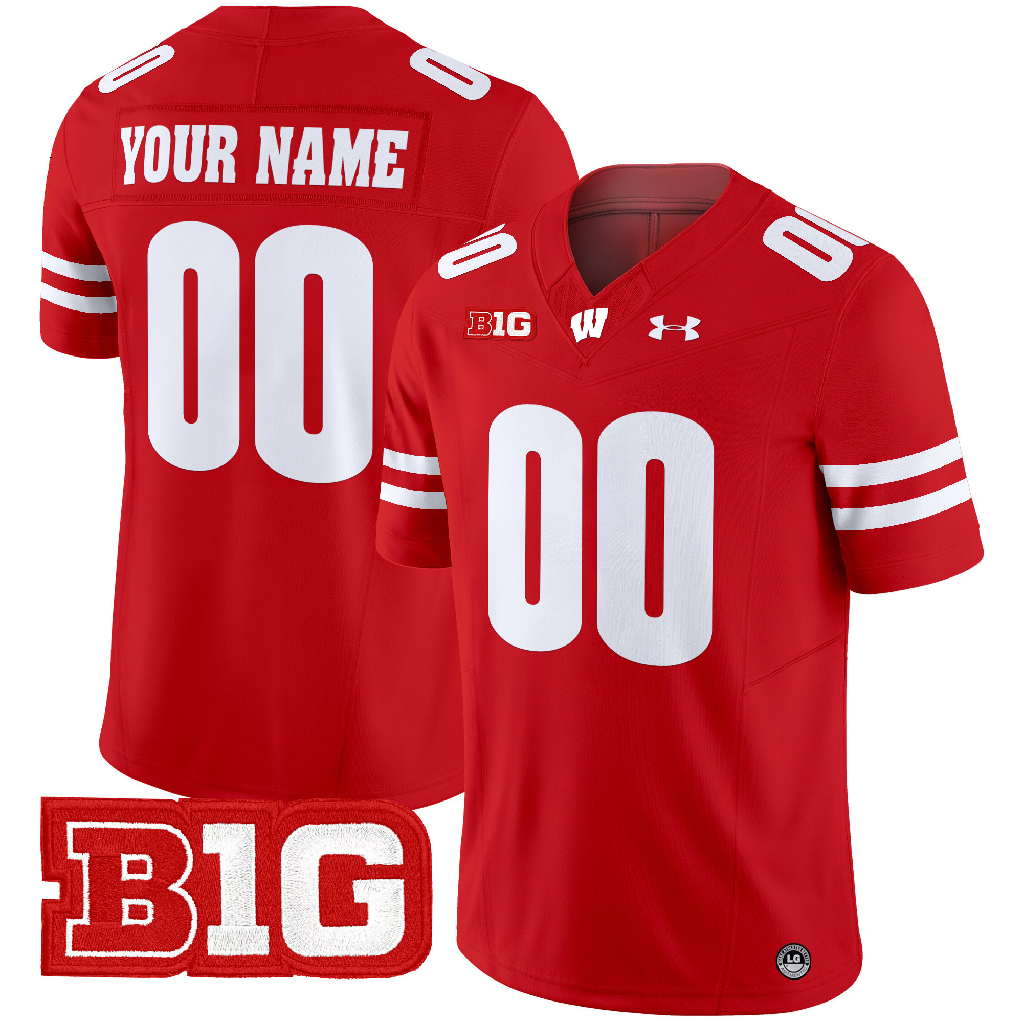 Wisconsin Badgers Vapor Limited Custom Jersey - All Stitched #3 VWKFDGXV