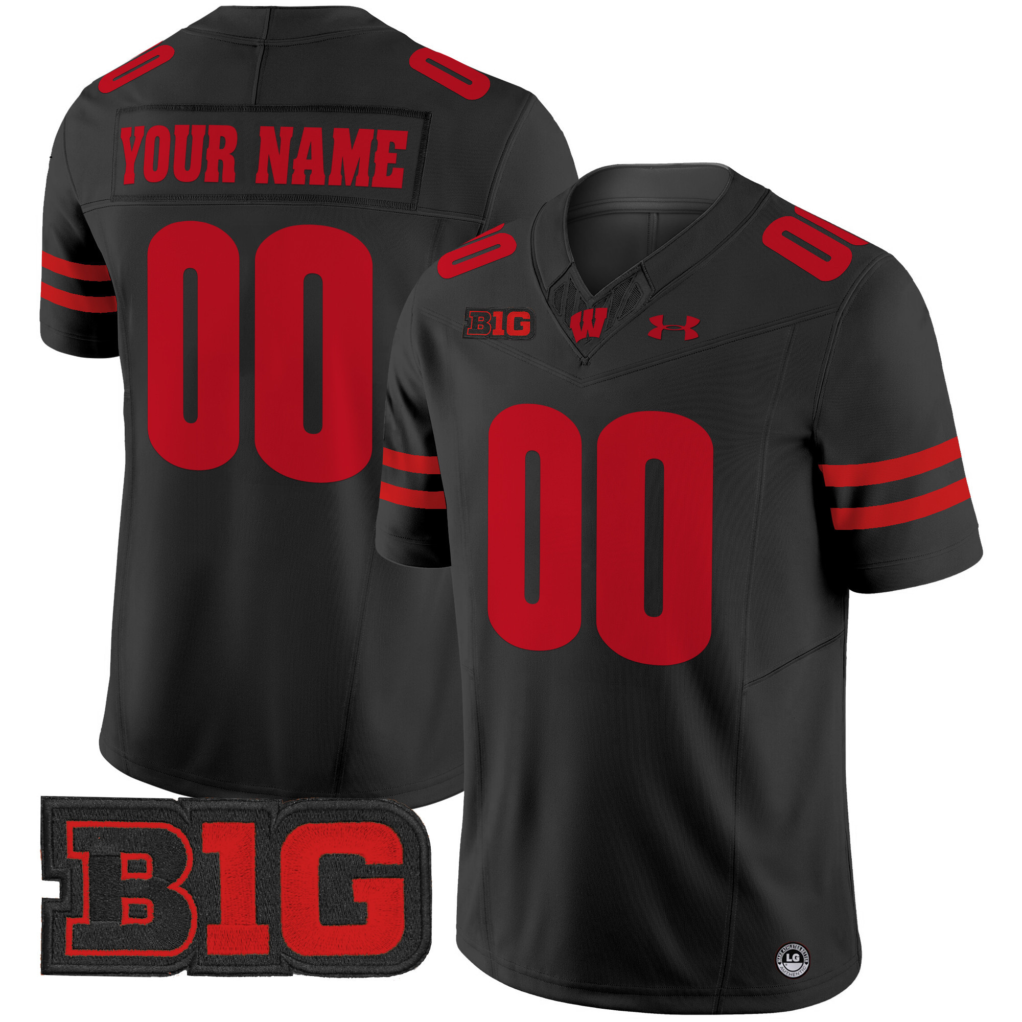 Wisconsin Badgers Vapor Limited Custom Jersey - All Stitched #5 XUP4DGXV