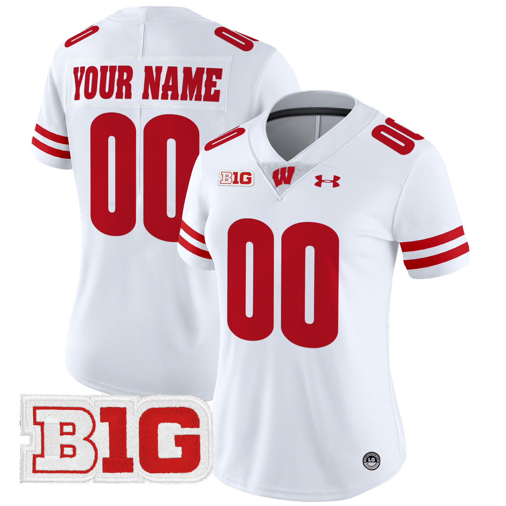 Wisconsin Badgers Vapor Limited Custom Jersey - All Stitched #9 WXTQIGXV