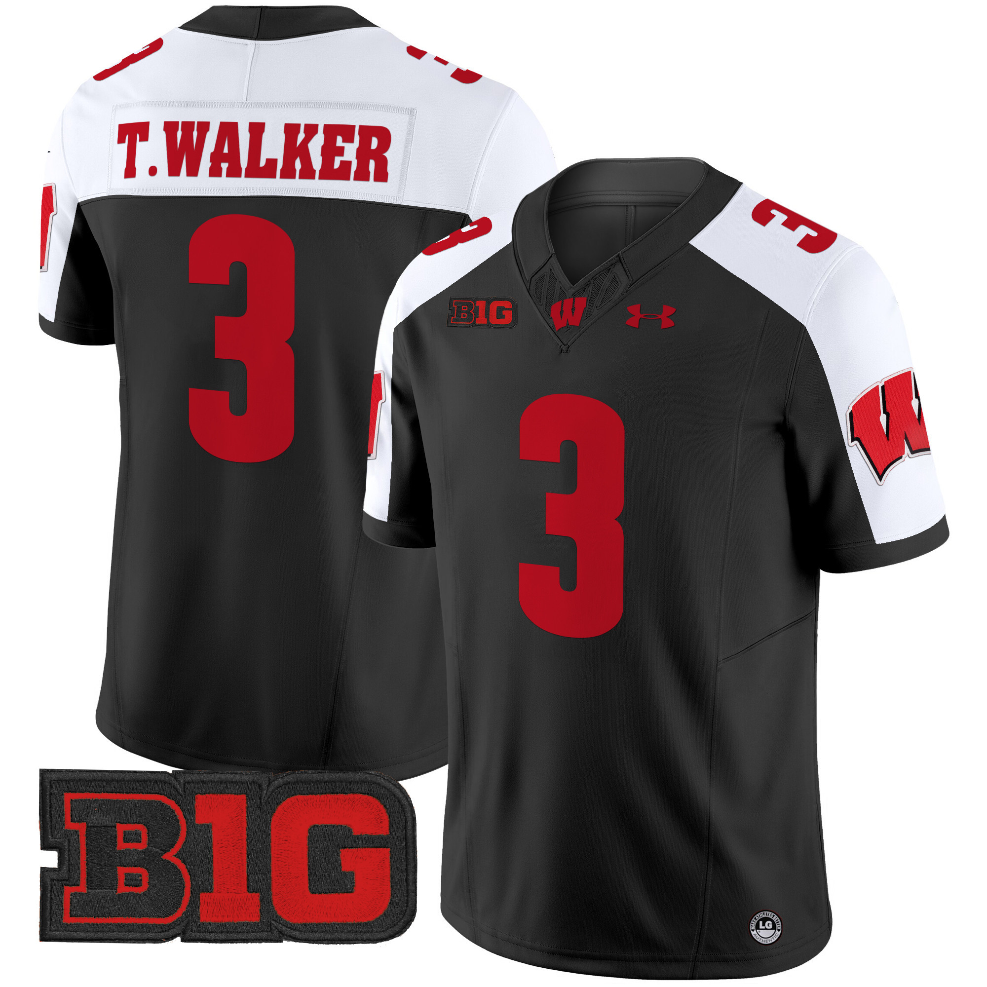 Wisconsin Badgers Vapor Limited Jersey - All Stitched #10 VMQZ7GXV