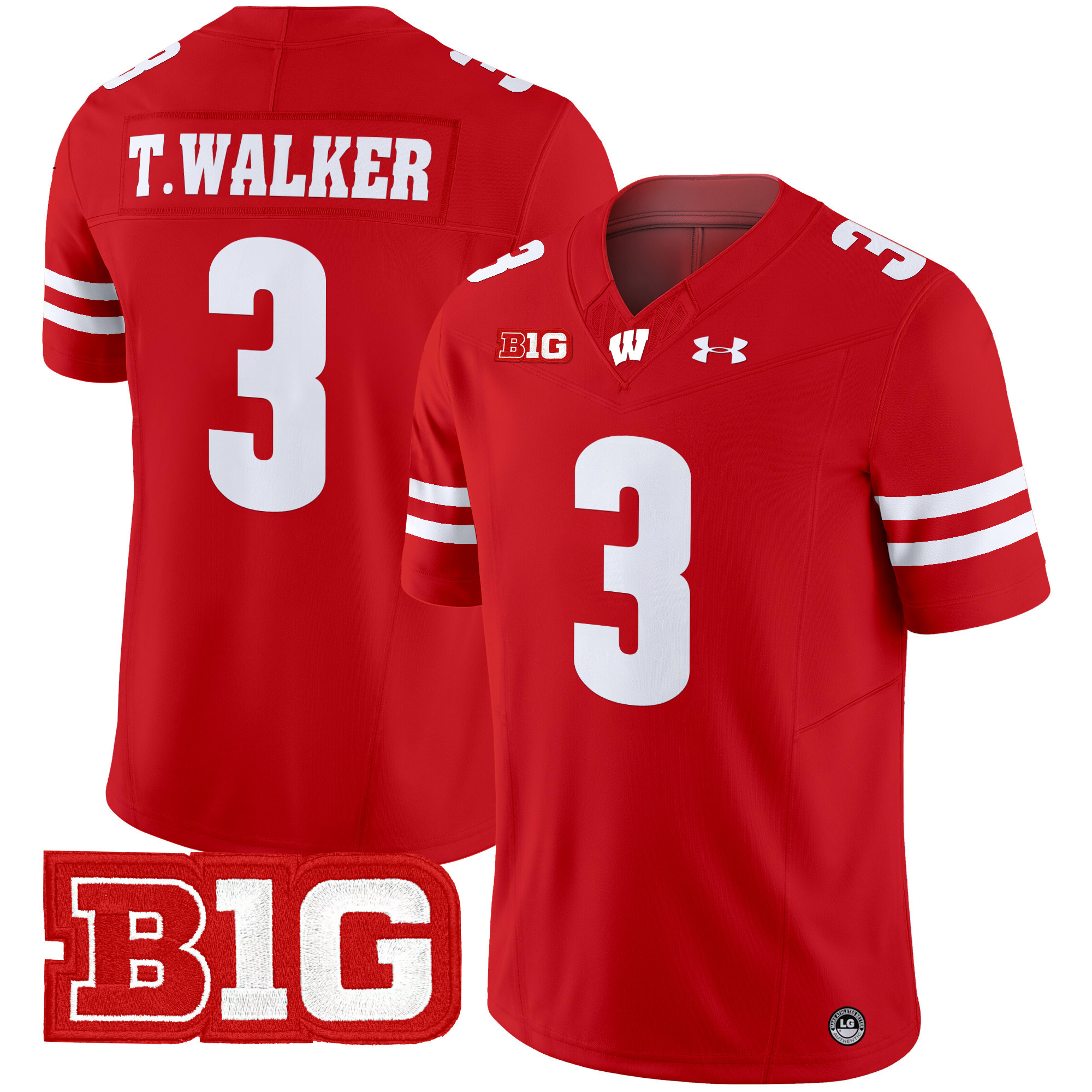 Wisconsin Badgers Vapor Limited Jersey - All Stitched #18 3YMNQGXV