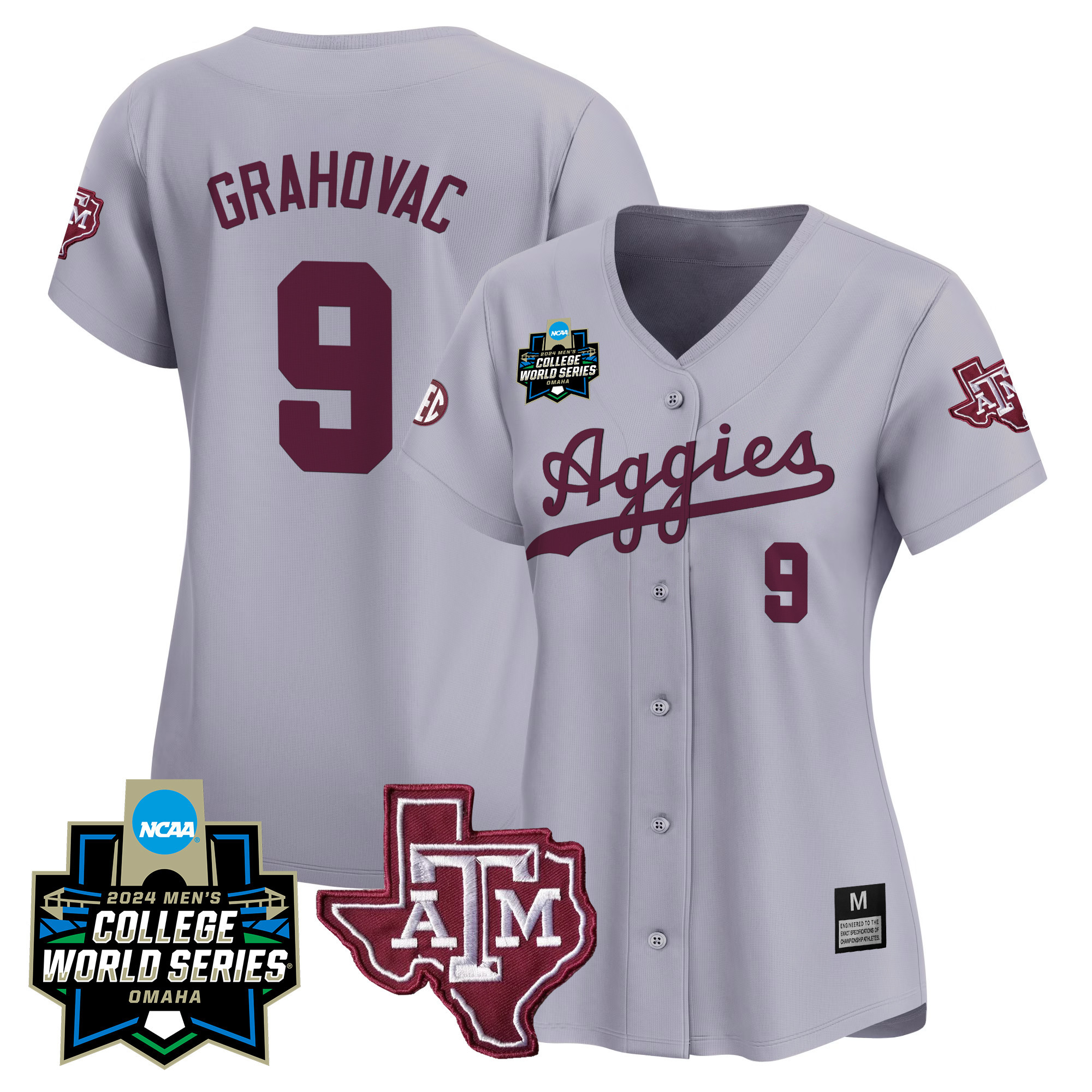 Wo Texas A&ampM Aggies College World Series Vapor Premier Limited Jersey - All Stitched #10 TGZC6GXV