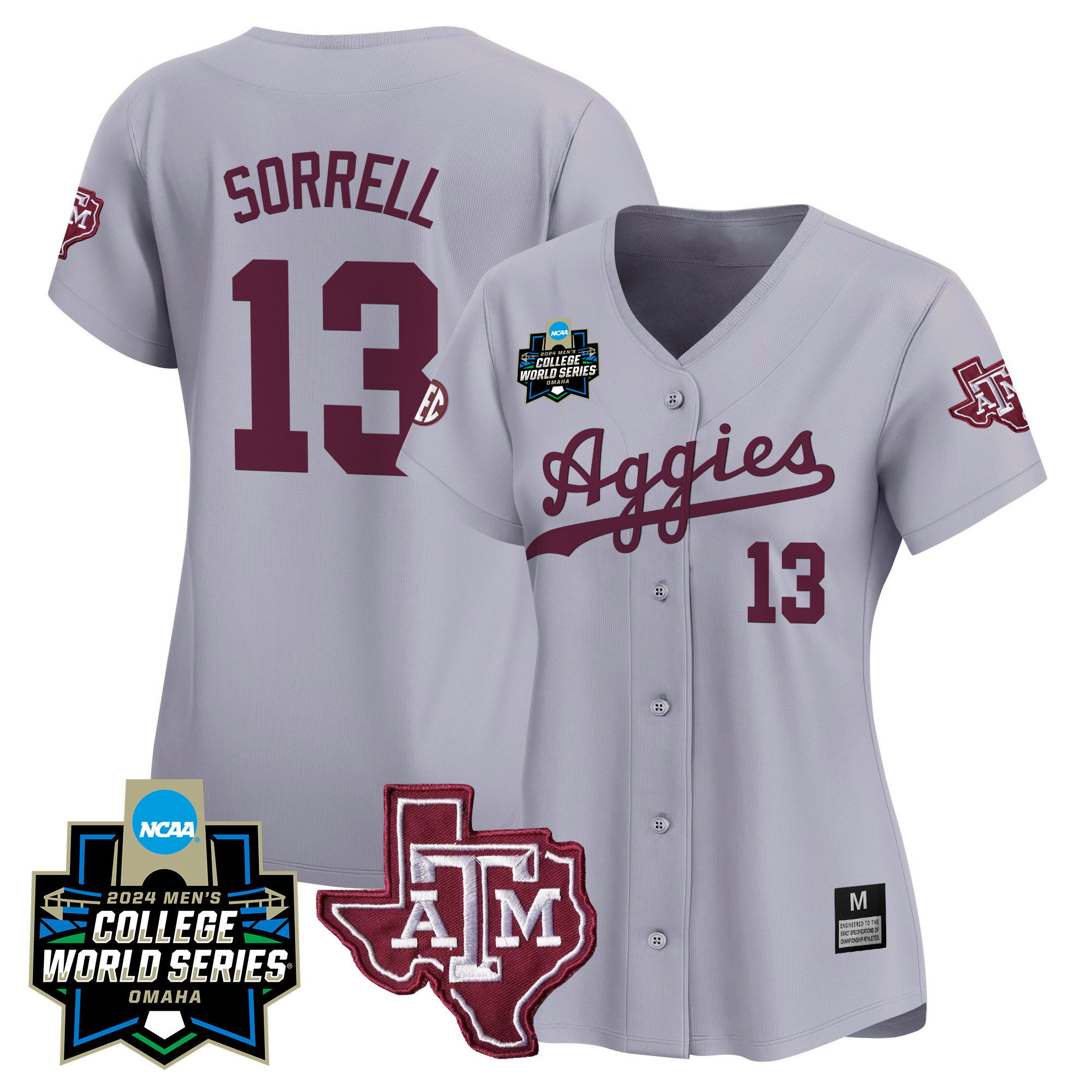 Wo Texas A&ampM Aggies College World Series Vapor Premier Limited Jersey - All Stitched #12 IQCRXGXV