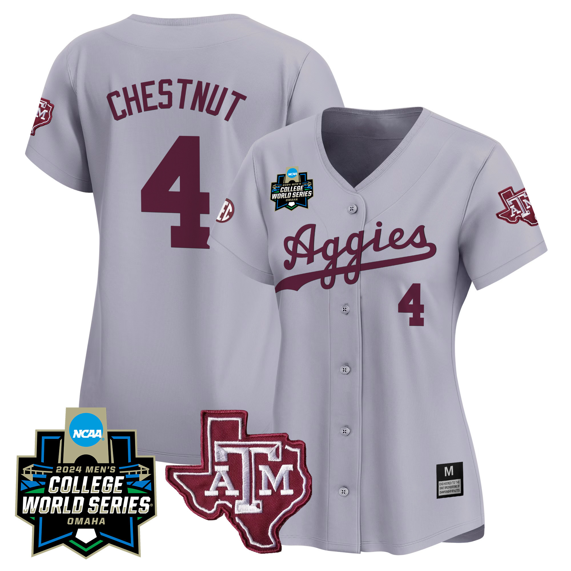 Wo Texas A&ampM Aggies College World Series Vapor Premier Limited Jersey - All Stitched #15 SDARJGXV