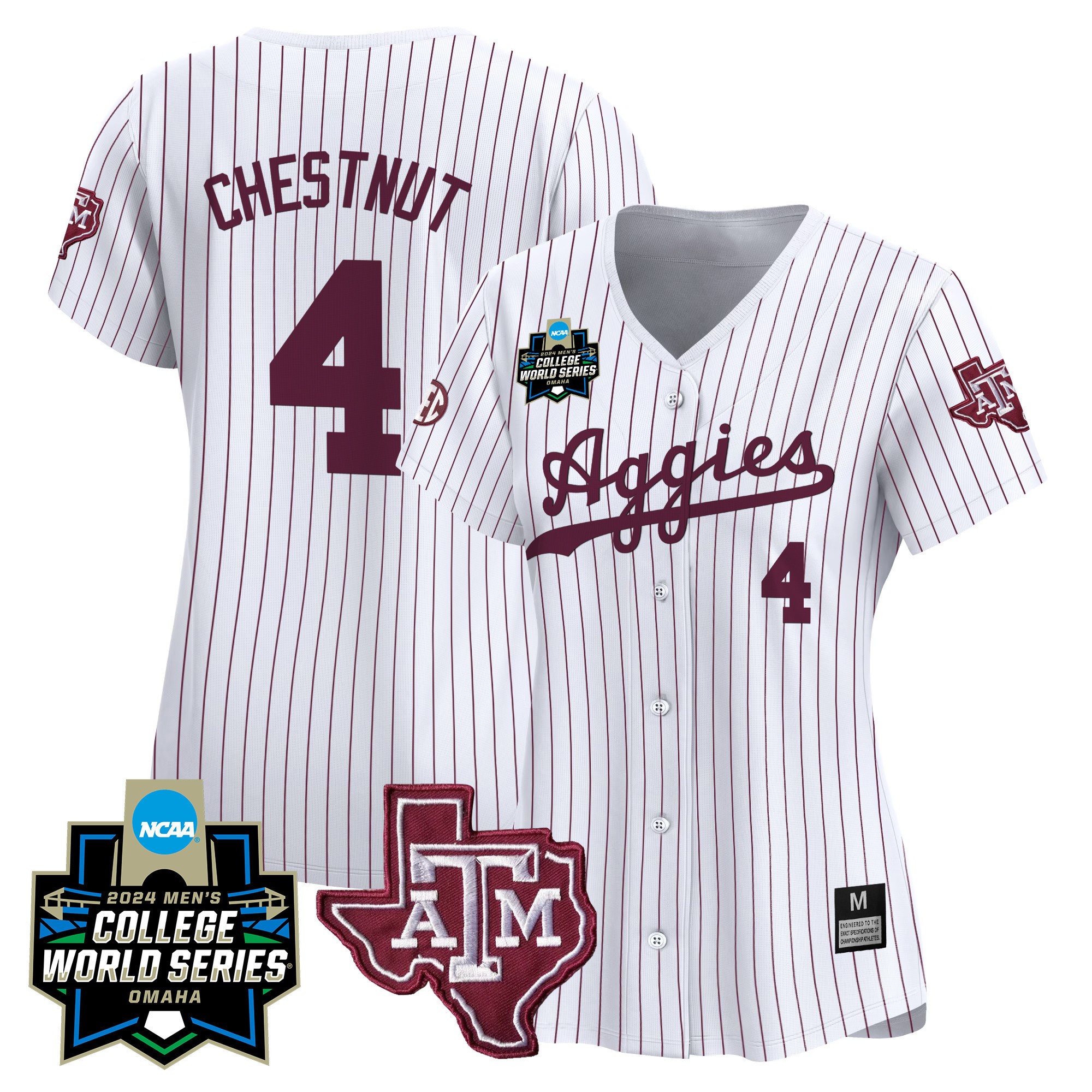 Wo Texas A&ampM Aggies College World Series Vapor Premier Limited Jersey - All Stitched #31 FTYCRGXV