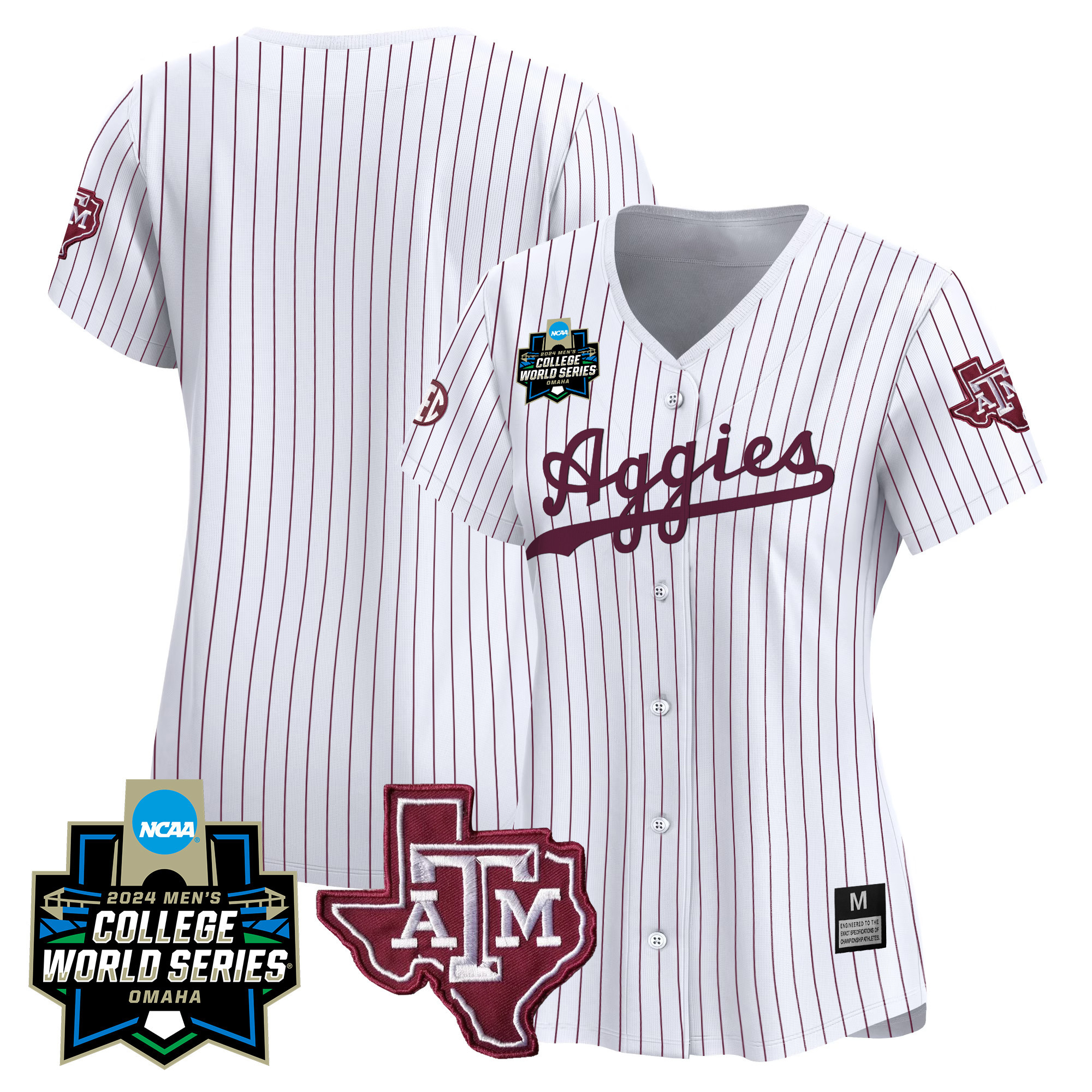 Wo Texas A&ampM Aggies College World Series Vapor Premier Limited Jersey - All Stitched #32 KHDUHGXV