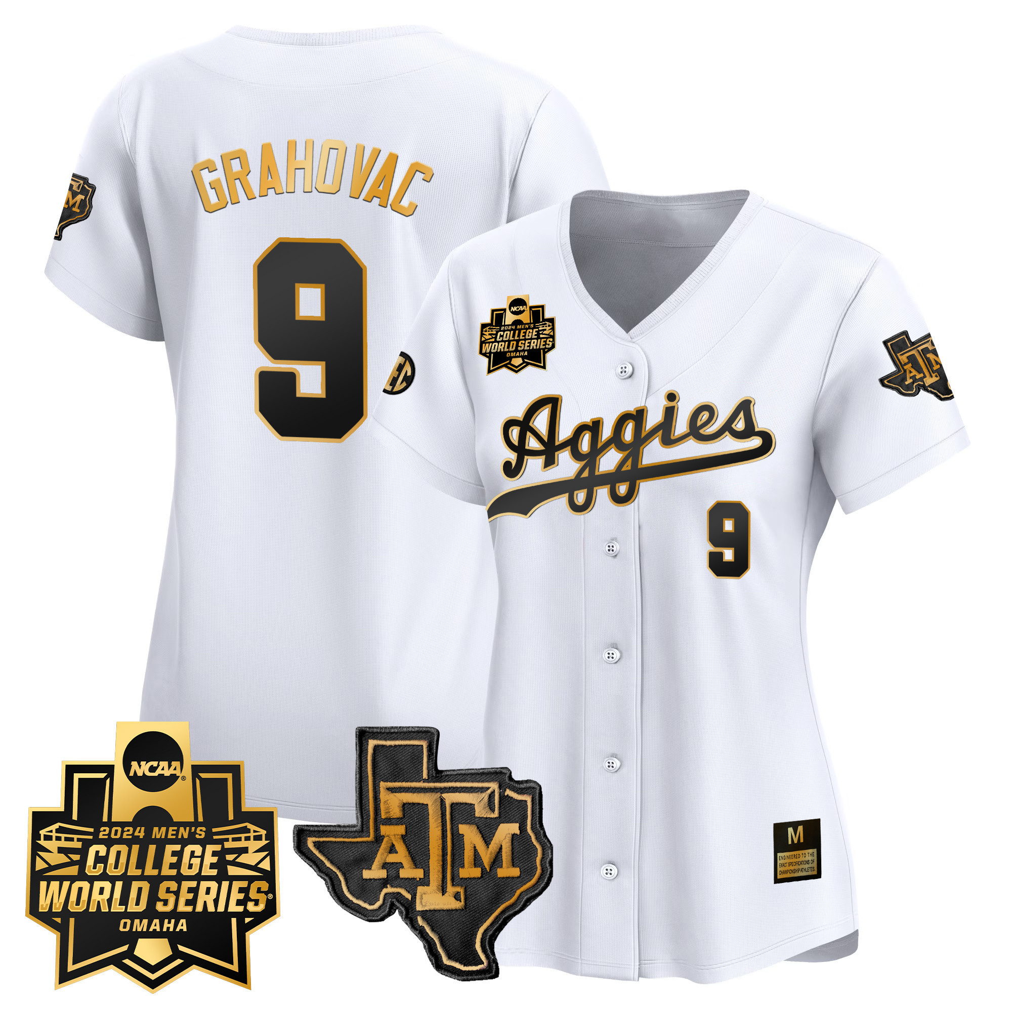 Wo Texas A&ampM Aggies College World Series Vapor Premier Limited Jersey - All Stitched #42 RGWDRGXV