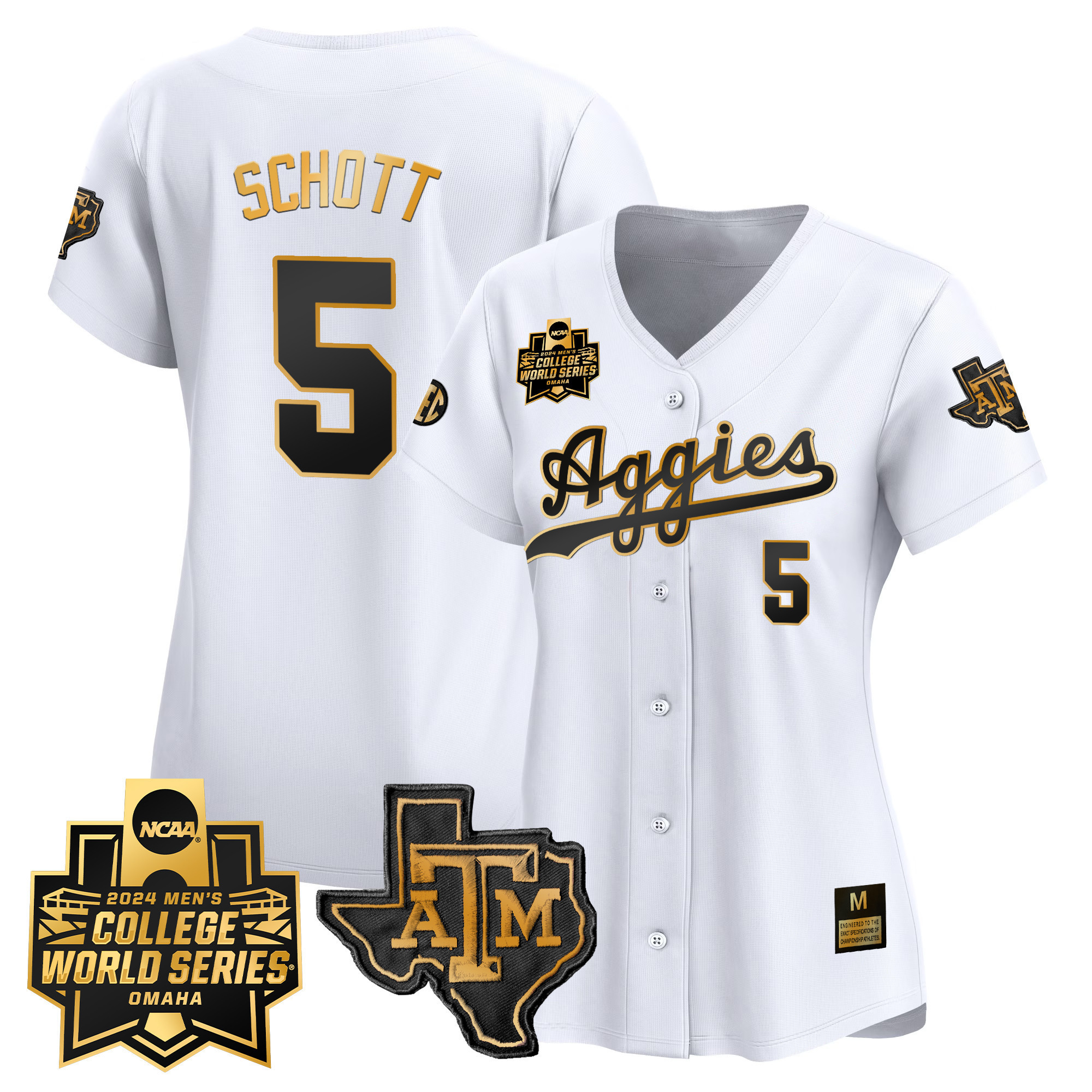 Wo Texas A&ampM Aggies College World Series Vapor Premier Limited Jersey - All Stitched #46 CSO41GXV