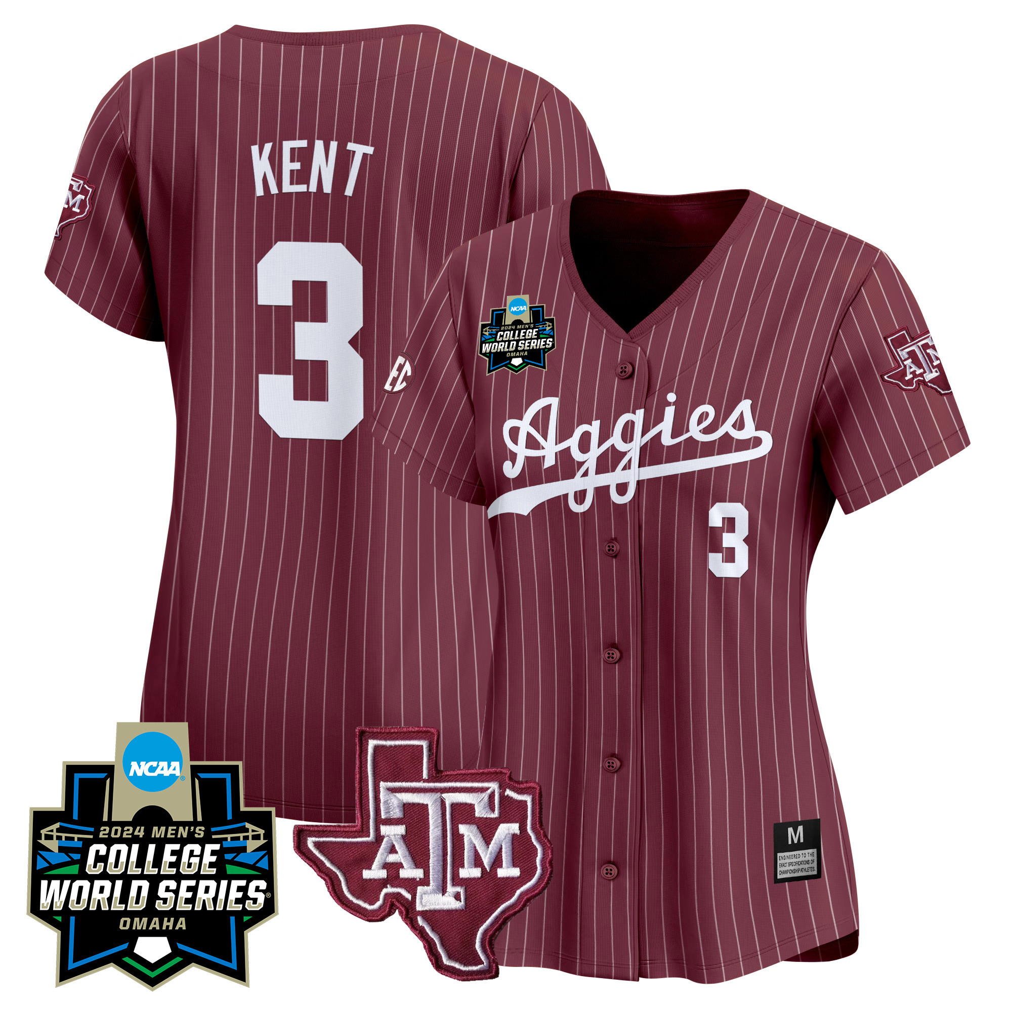 Wo Texas A&ampM Aggies College World Series Vapor Premier Limited Jersey - All Stitched #51 S79TYGXV