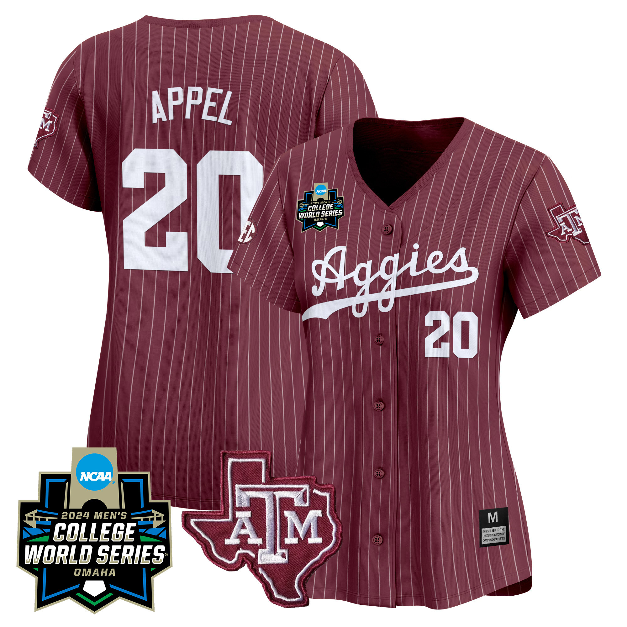 Wo Texas A&ampM Aggies College World Series Vapor Premier Limited Jersey - All Stitched #53 DVQYTGXV