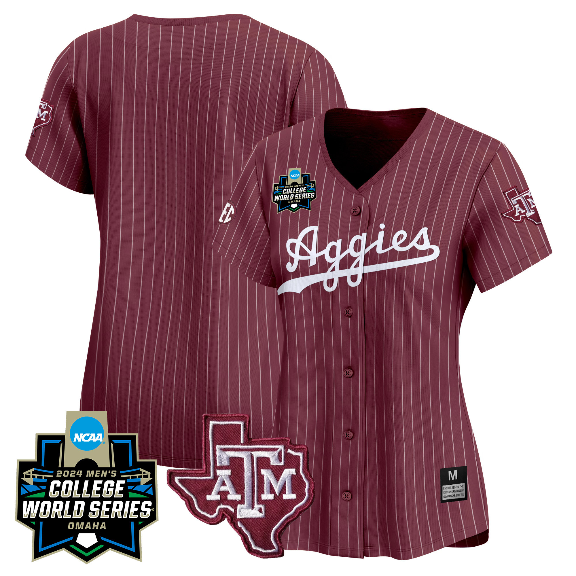 Wo Texas A&ampM Aggies College World Series Vapor Premier Limited Jersey - All Stitched #56 JIJXHGXV