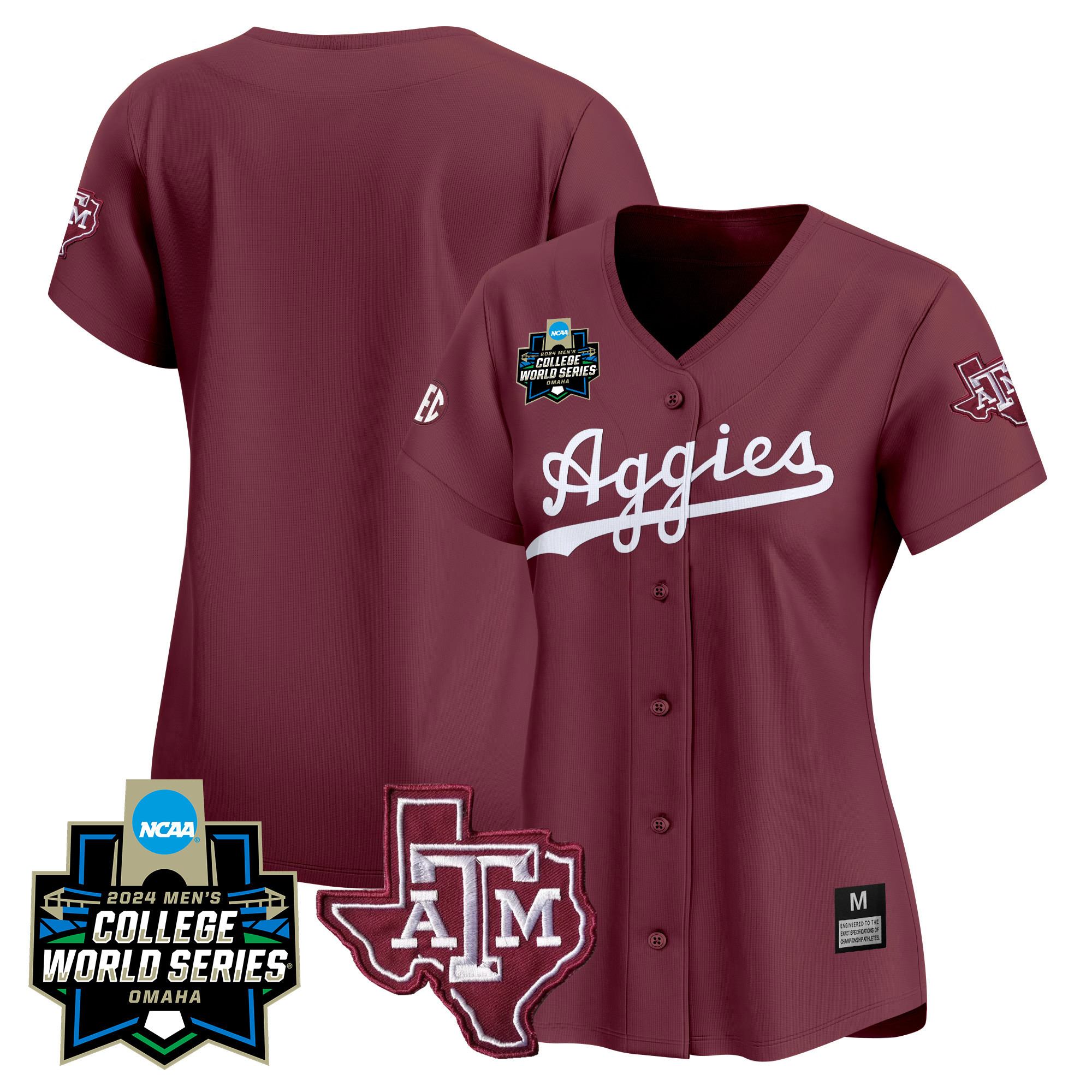 Wo Texas A&ampM Aggies College World Series Vapor Premier Limited Jersey - All Stitched #8 QEEJPGXV