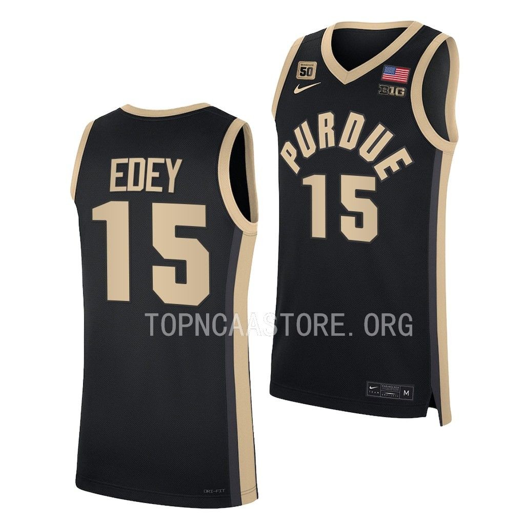Zach Edey Purdue Boilermakers #15 Black Jersey 8NQXCGXV