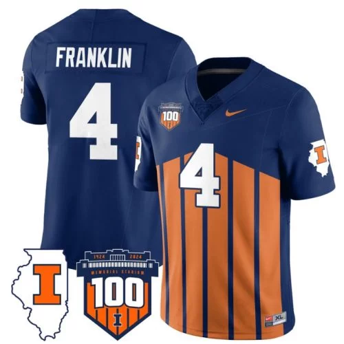 Zakhari Franklin Jersey #4 Illinois Fighting Vapor Limited College Football Stitched Throwback UJQ1BGXV
