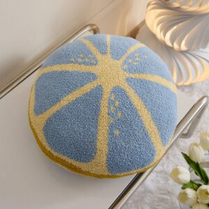 Alternative view of Kawaii Lemon Design Downy Throw Pillow Cute