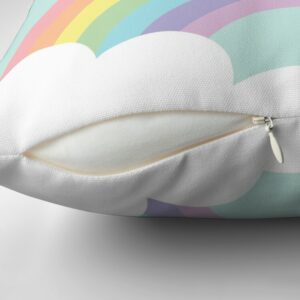 Alternative view of Rainbow Happy Cloud Rain and Sunshine Cushions