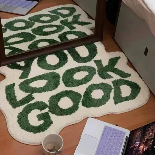 You Look Good Cozy, Aesthetic Rug