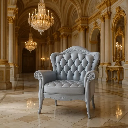 Silver Luxury Armchair Limited Edition